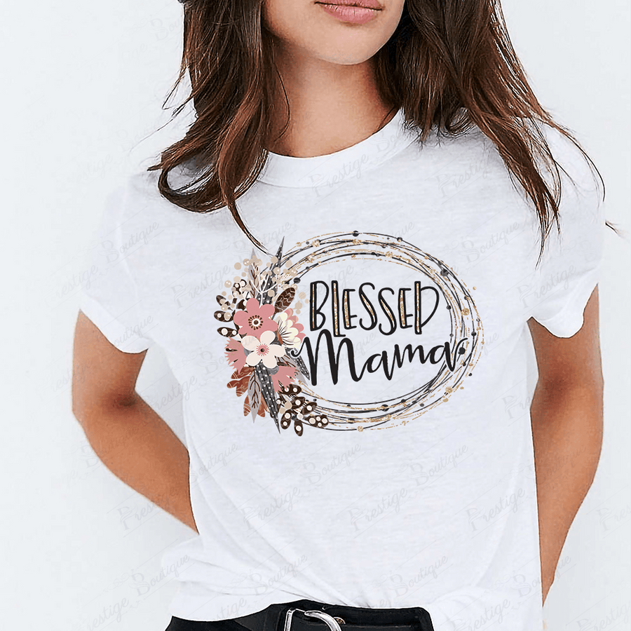 Tricou Blessed Mama - Prestige-Boutique.ro