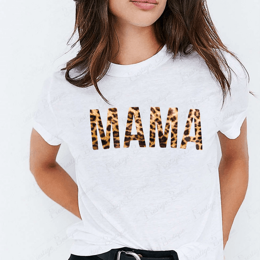 Tricou alb dama Mama #2 - Prestige-Boutique.ro